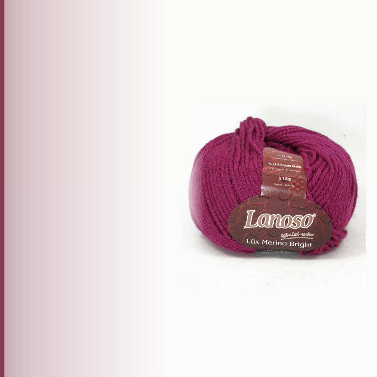 Lux merino bright, фуксия