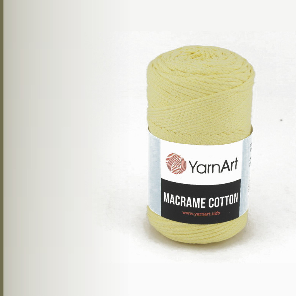Macrame Cotton, светло-жёлтый