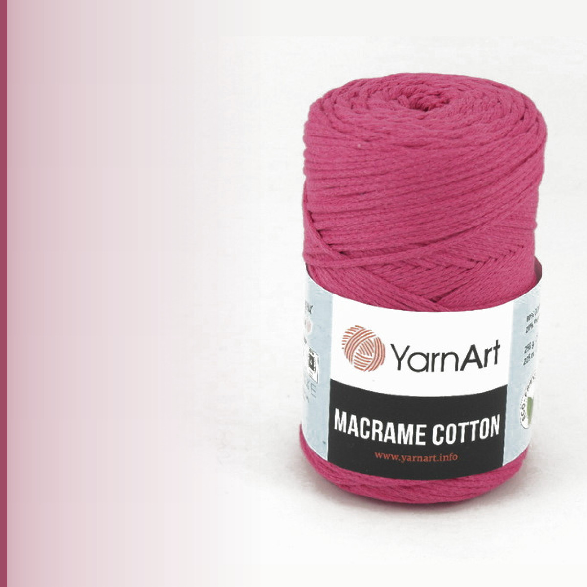 Macrame Cotton, малиновый сорбет