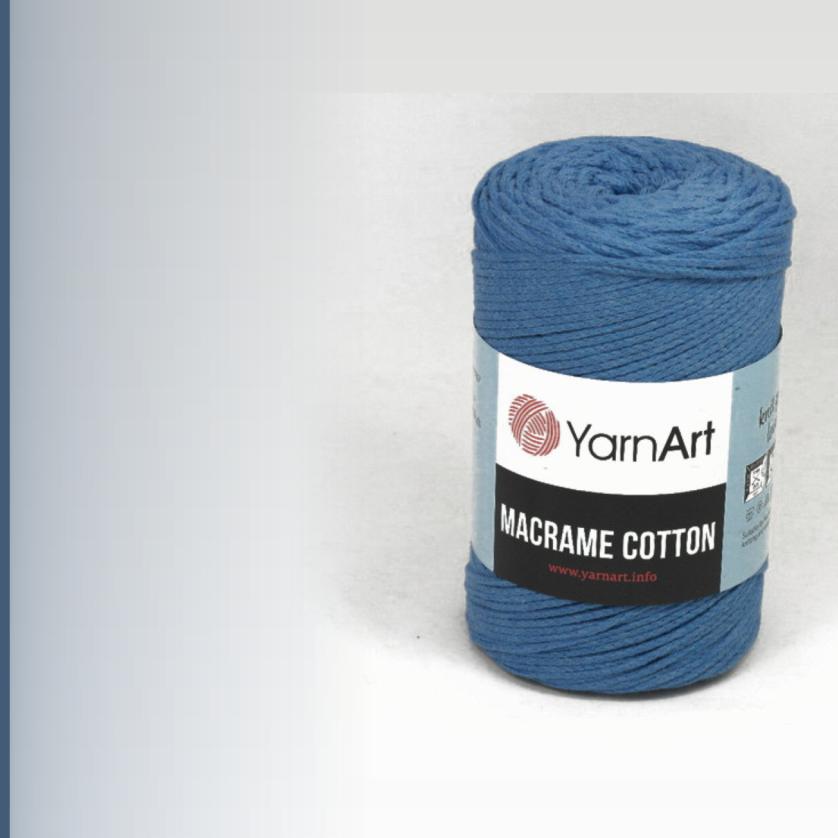Macrame Cotton, лазурный