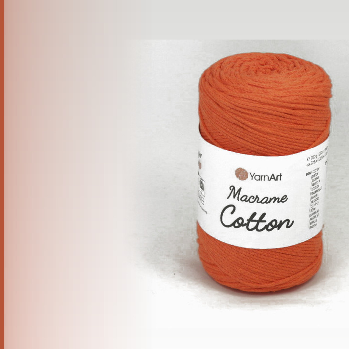 Macrame Cotton, яркий апельсин