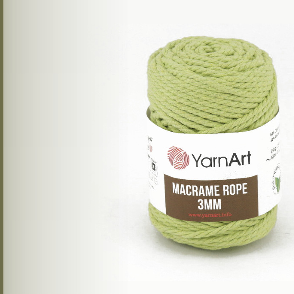 Macrame rope 3 мм, тропик