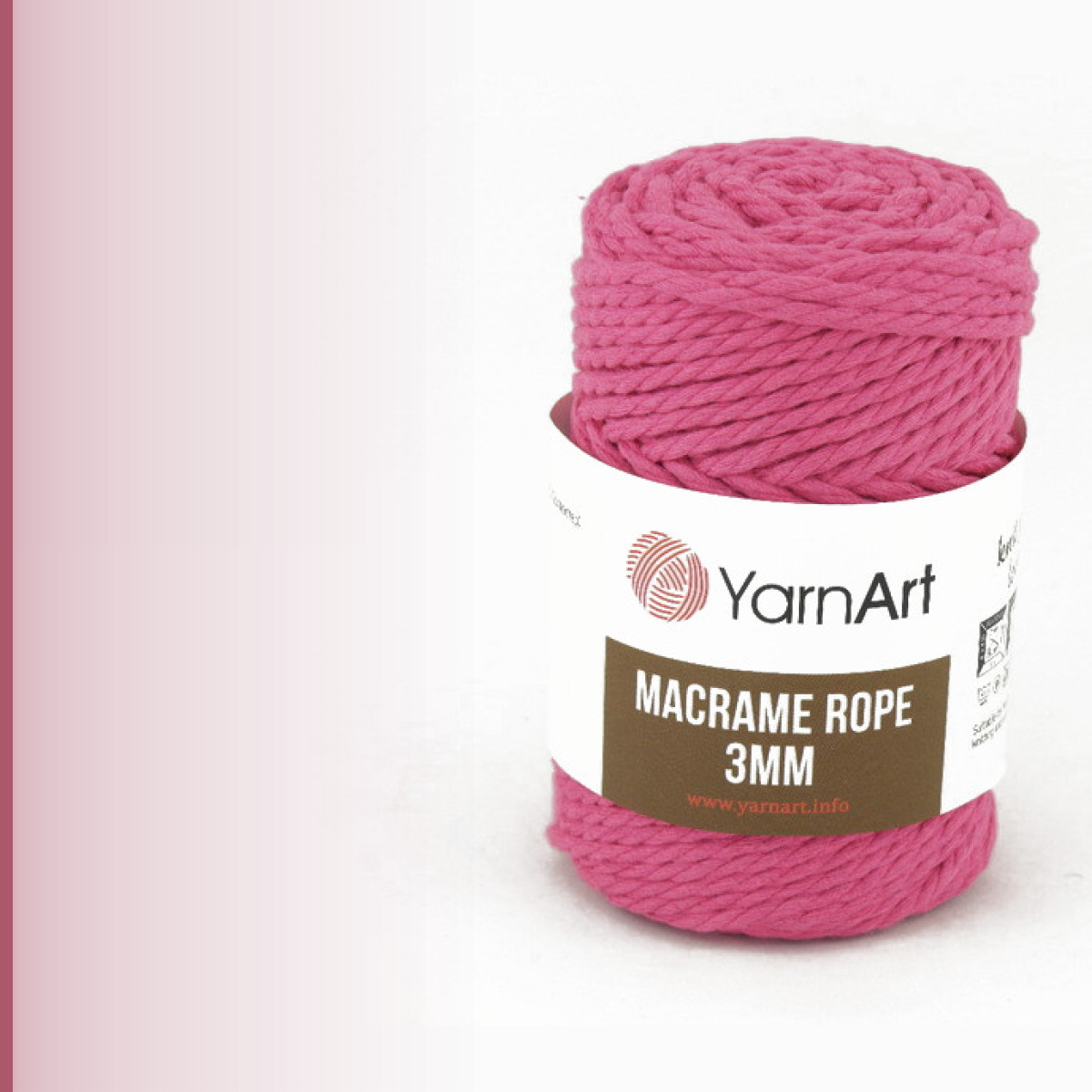 Macrame rope 3 мм, флокс