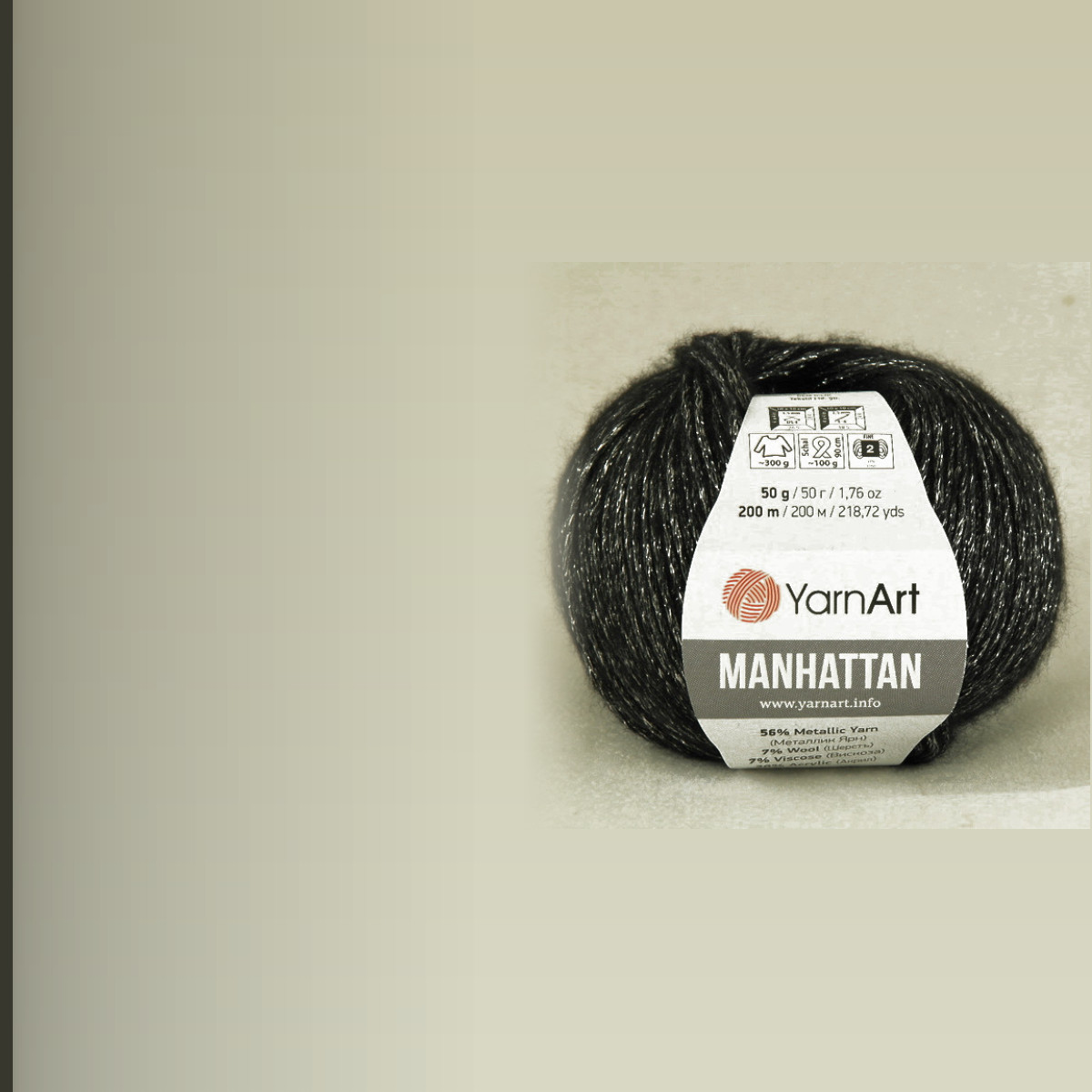 Manhattan, чёрный с серебром