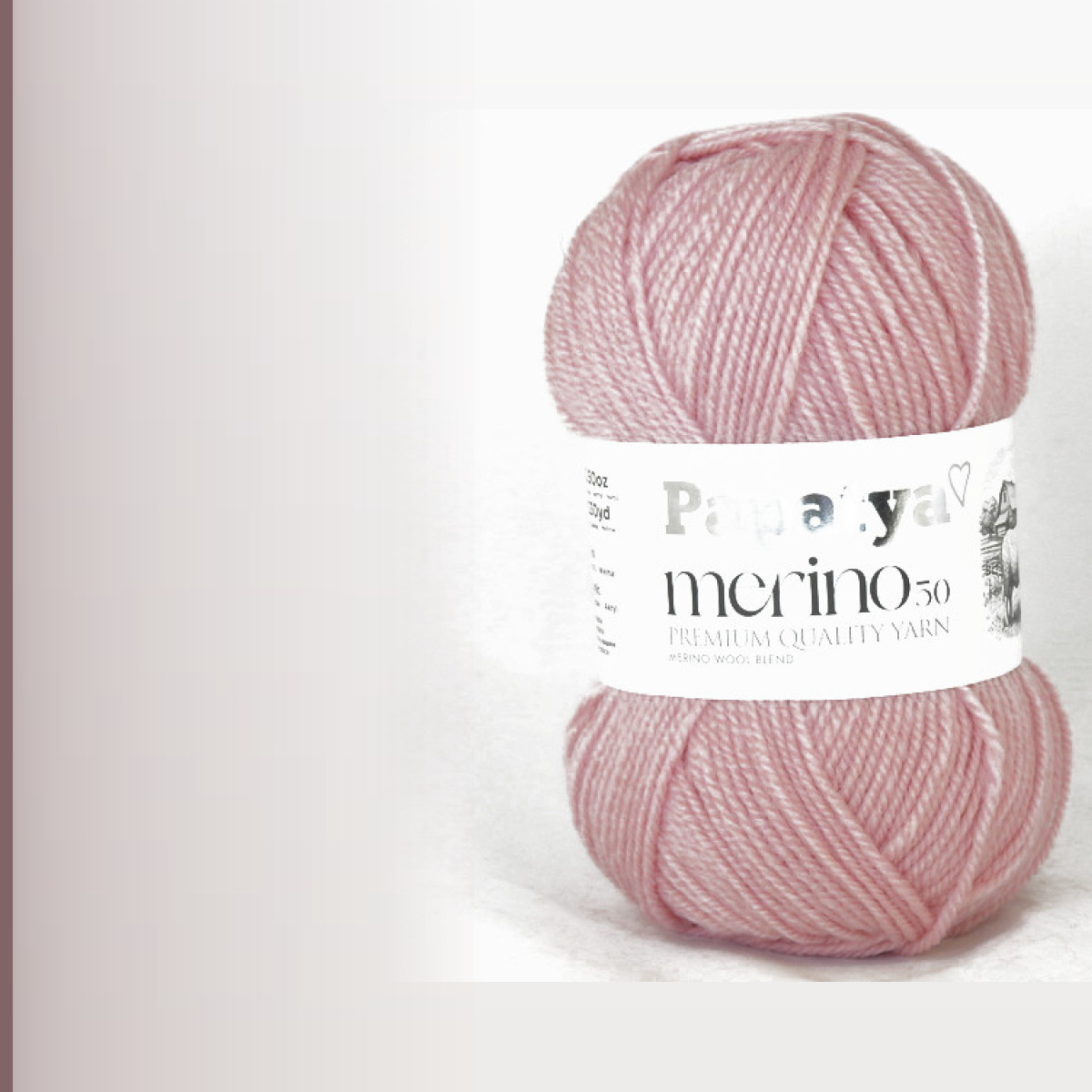MERINO 50, камея розовая