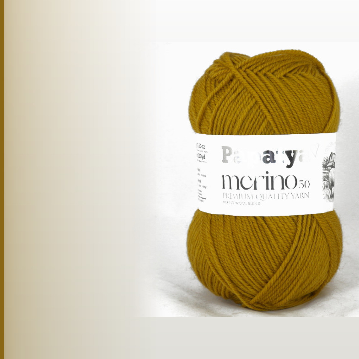 MERINO 50, горчичный