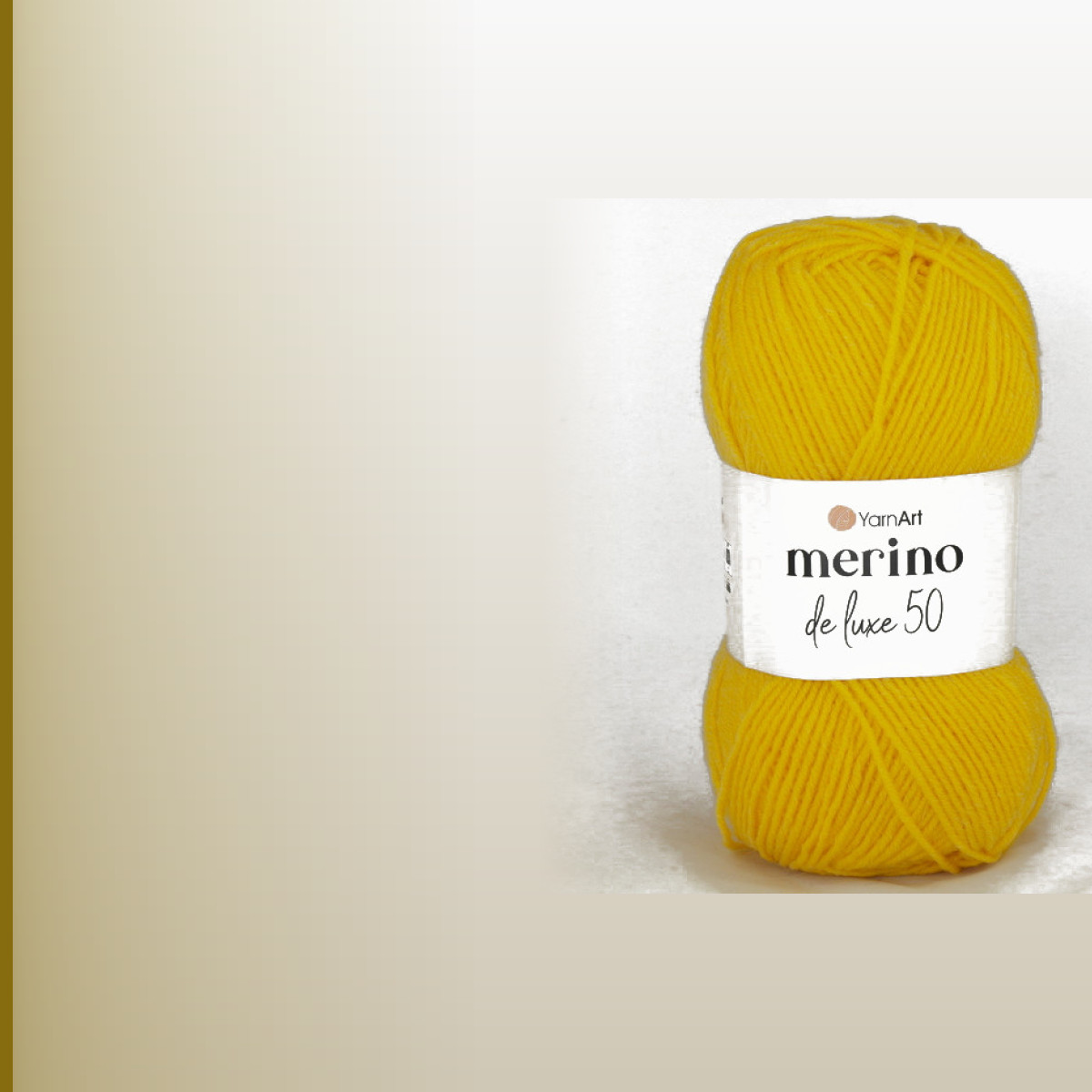 Merino de luxe 50, светло-жёлтый