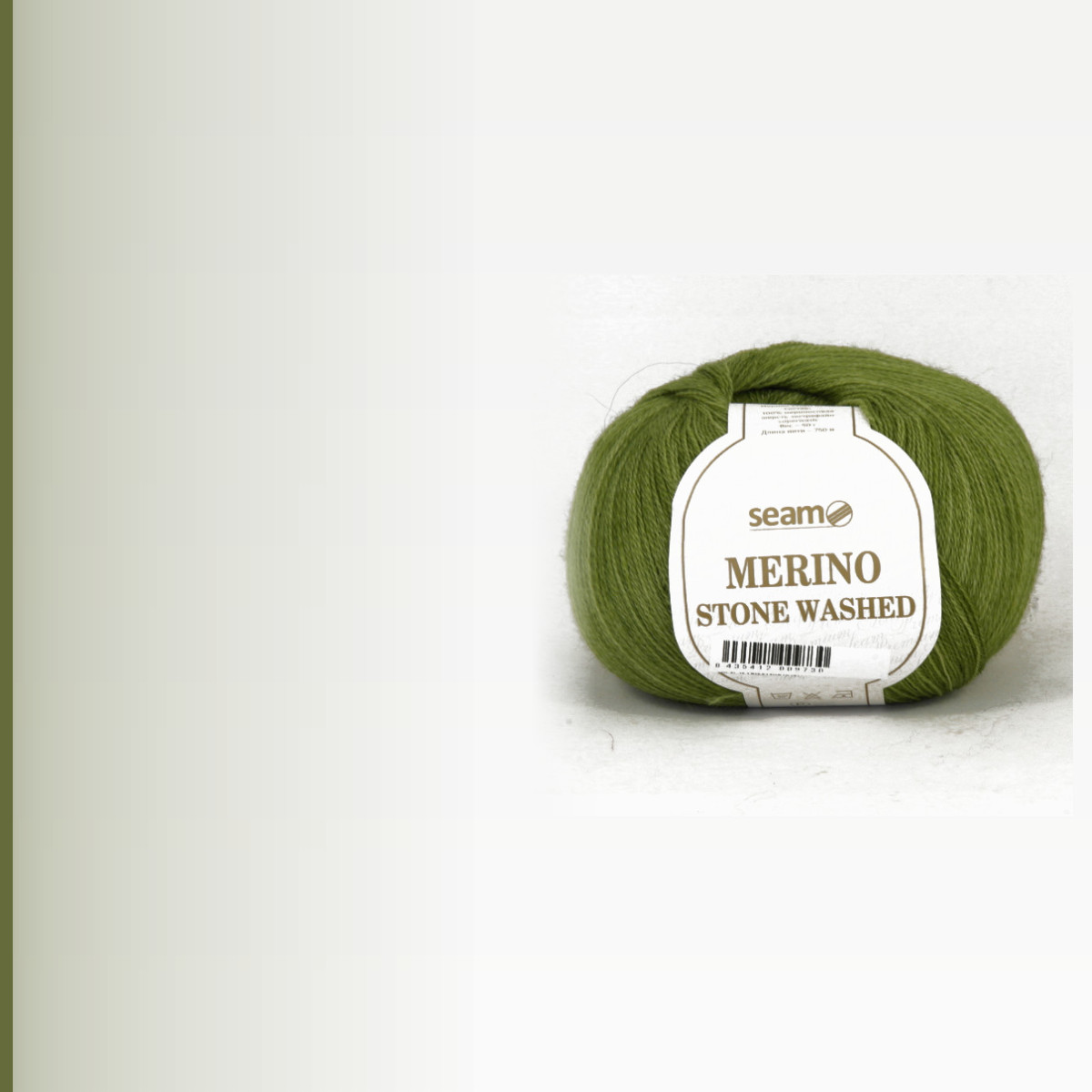 MERINO STONE WASHED, фисташковый