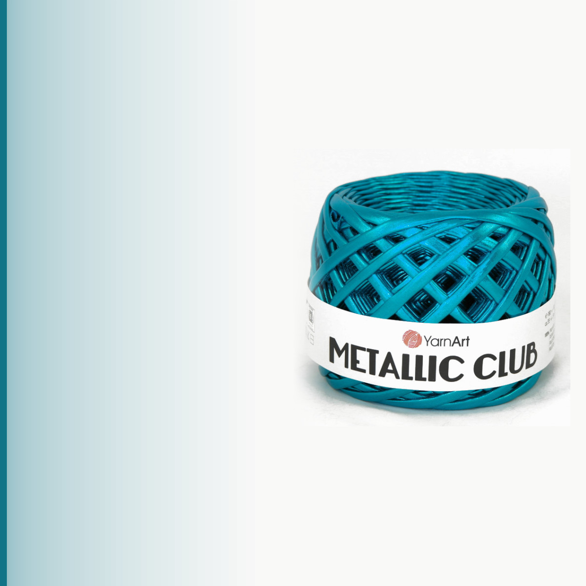 Metallic club, бирюзово-голубой