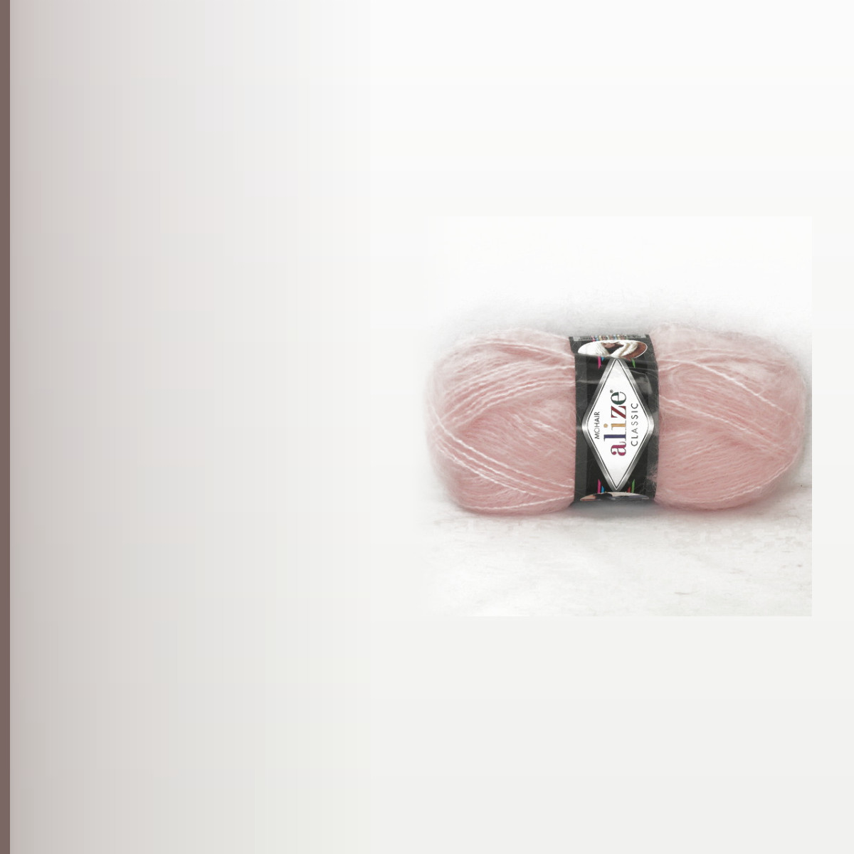 Mohair classik new, розовая пудра