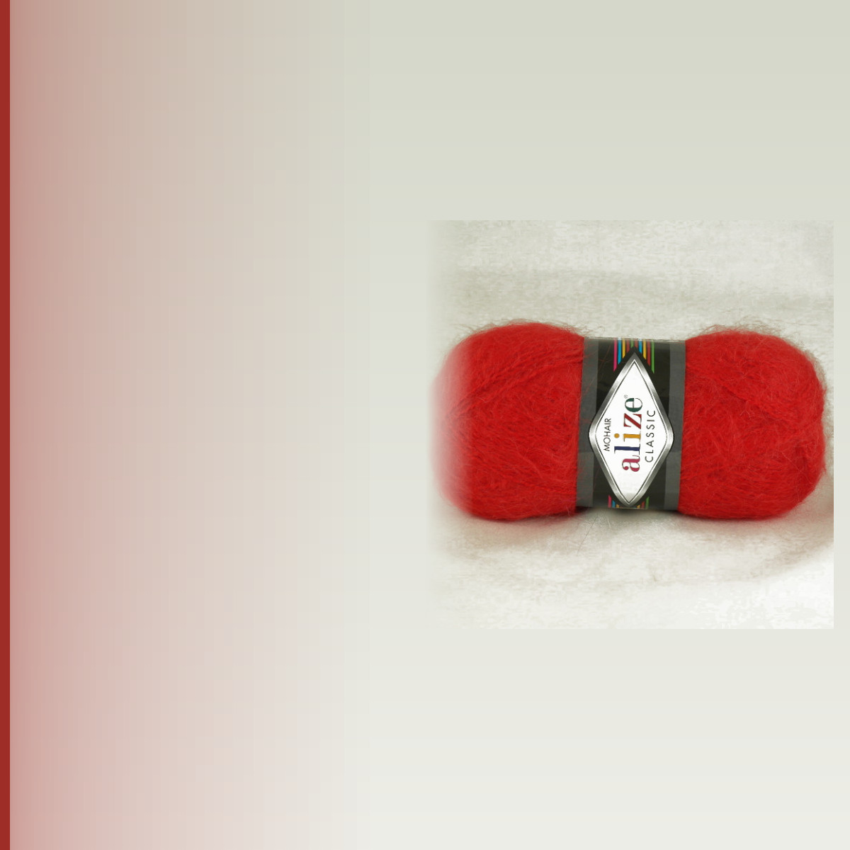 Mohair classik new, алый