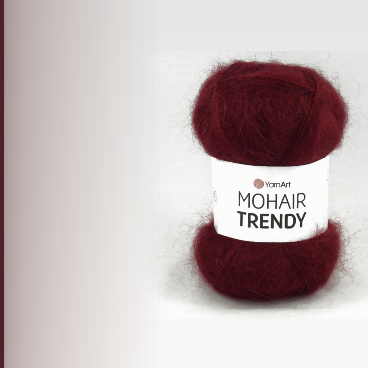 MOHAIR TRENDY, бордовый