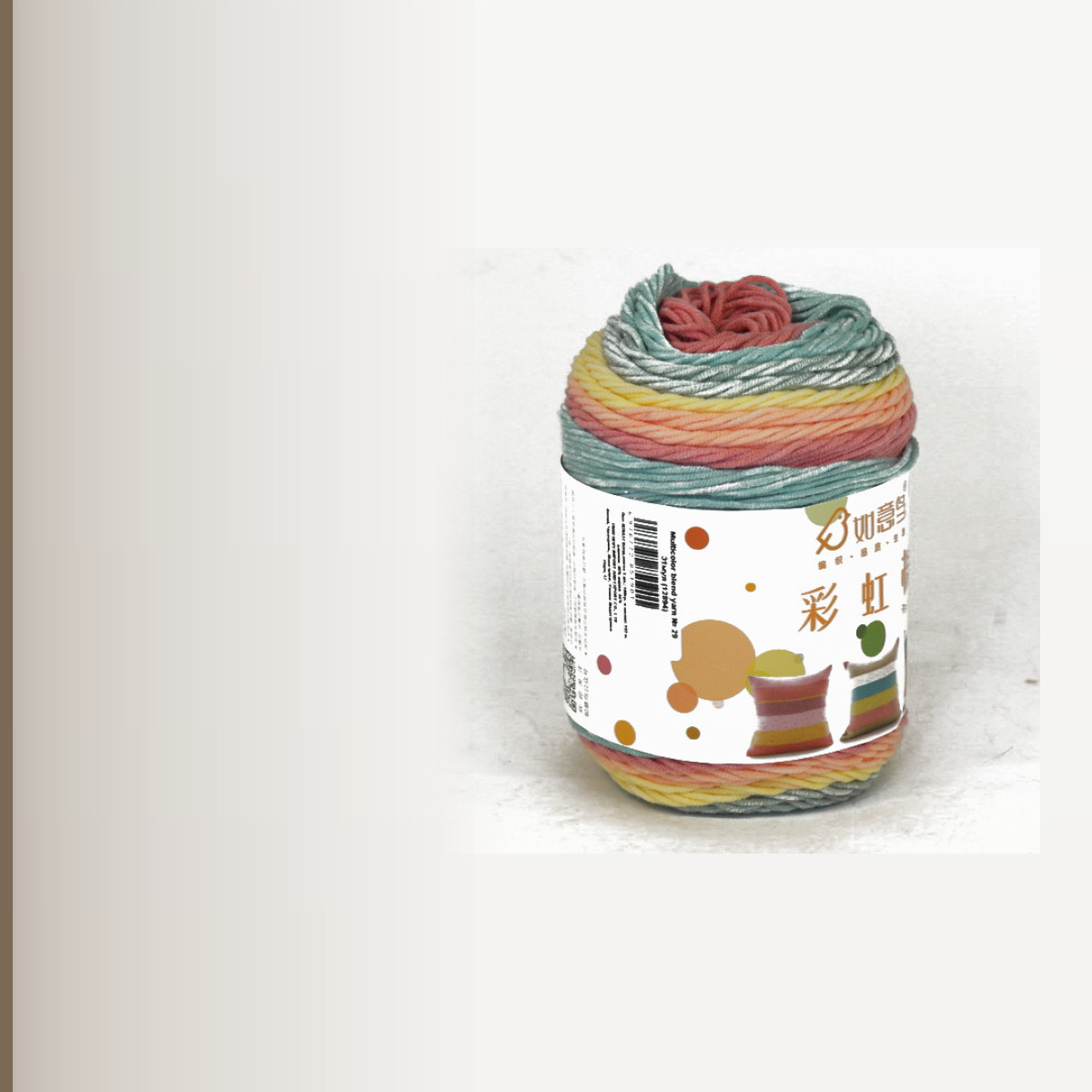 Multicolor blend yarn № 29, мультиколор 31