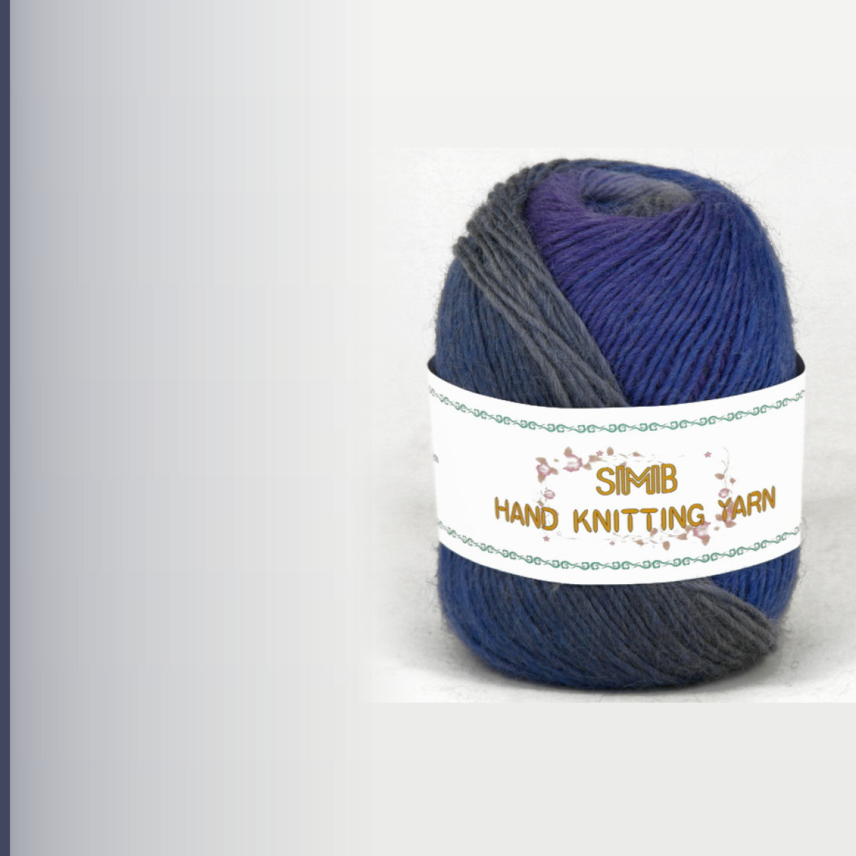 Multicolor wool yarn № 17, мультиколор 02