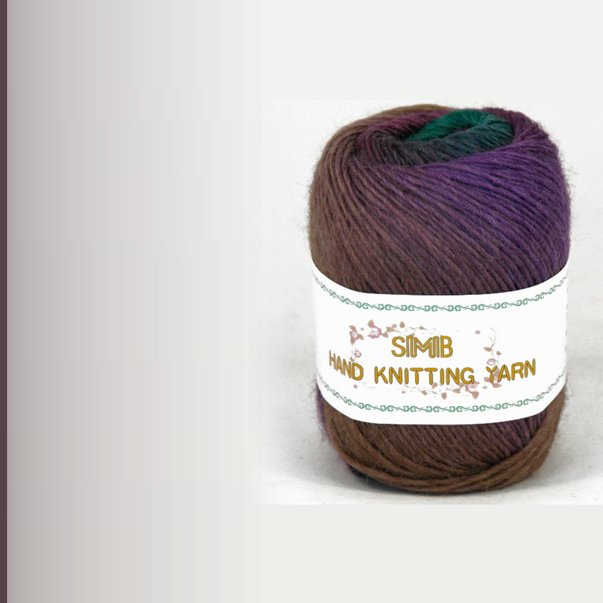 Multicolor wool yarn № 17, мультиколор 05