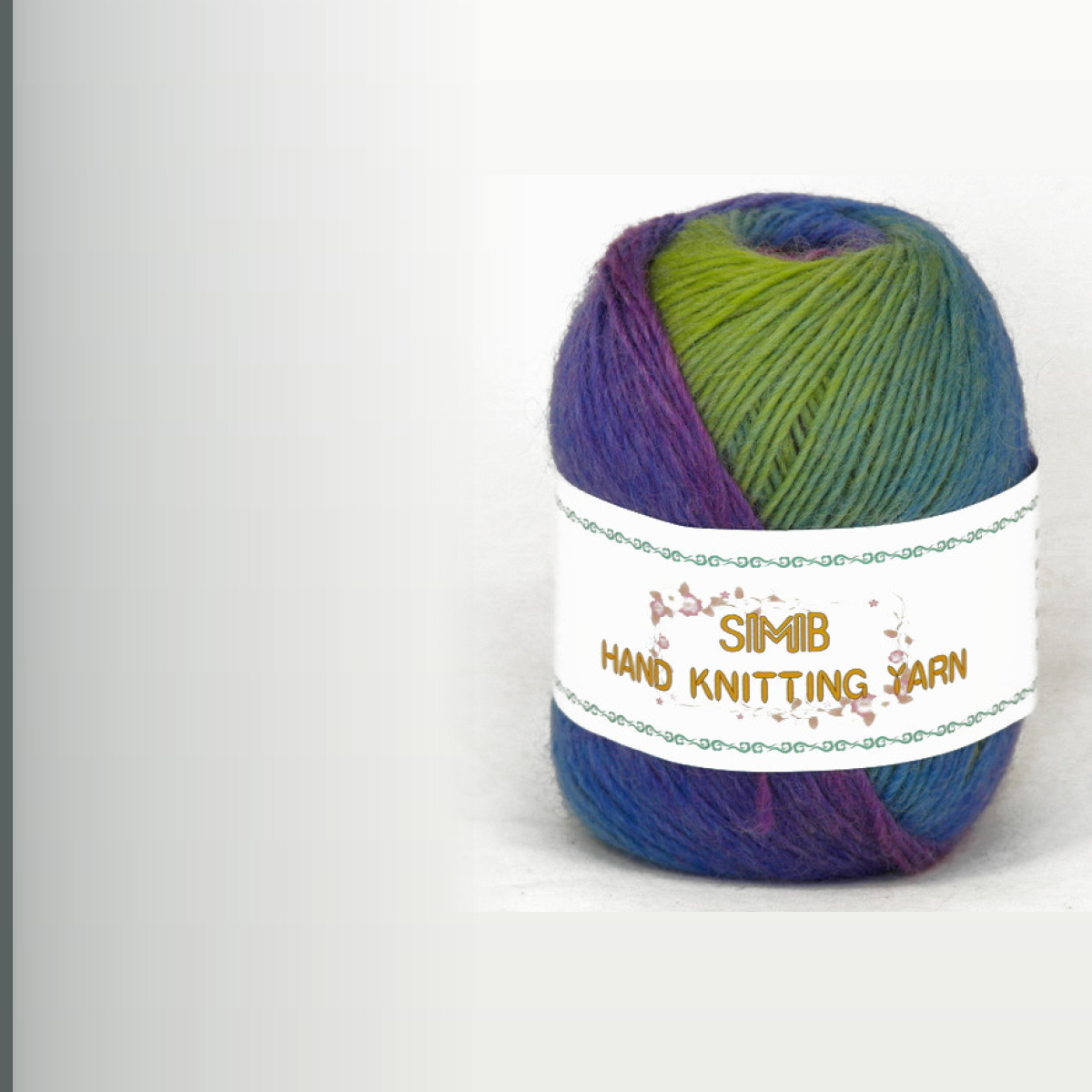 Multicolor wool yarn № 17, мультиколор 09