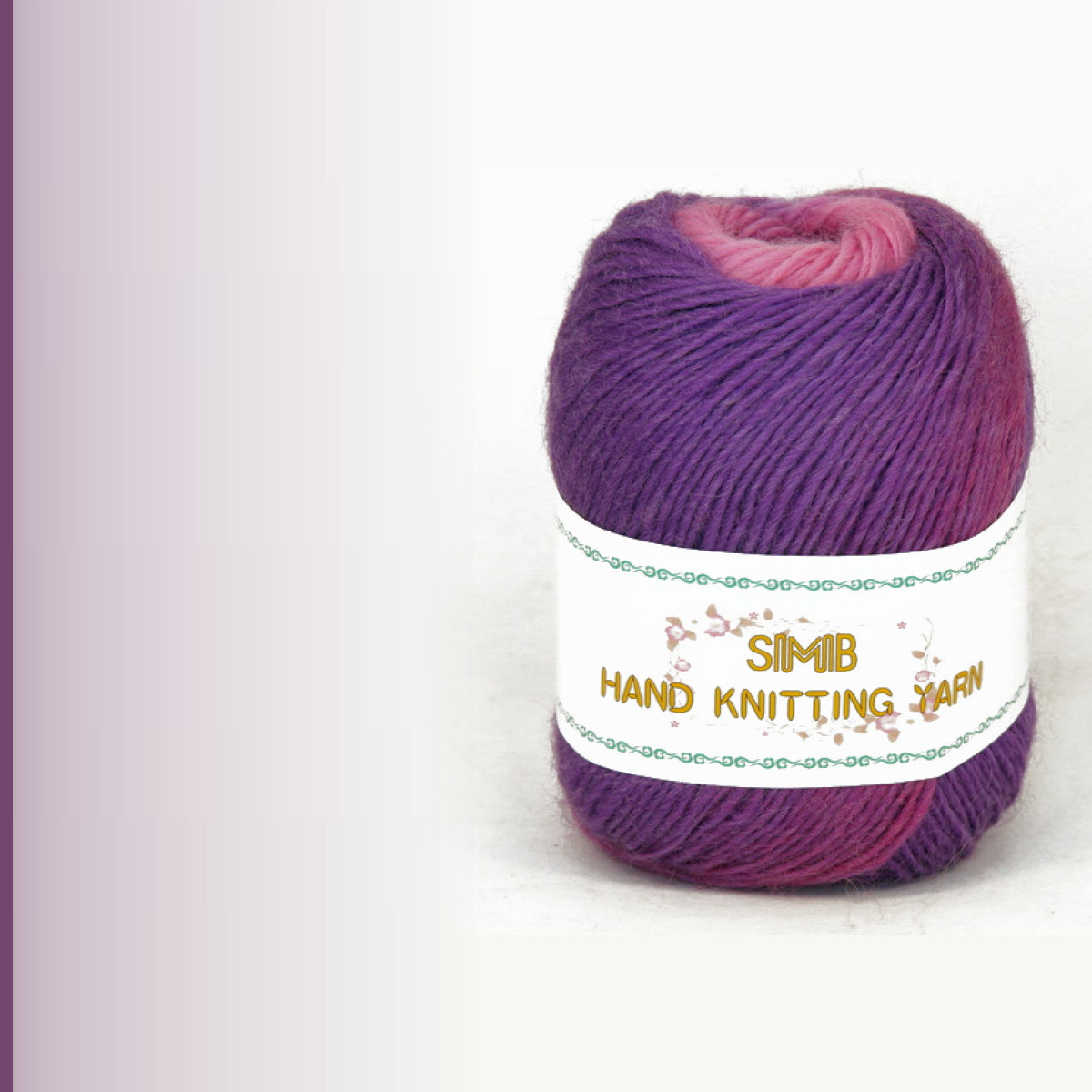 Multicolor wool yarn № 17, мультиколор 12
