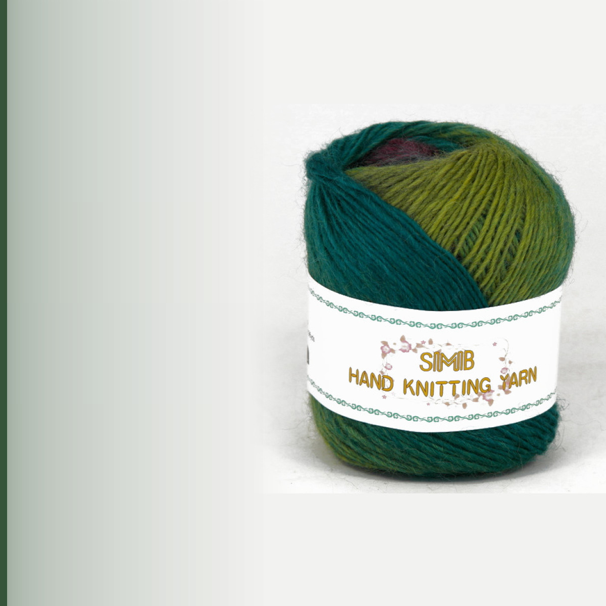 Multicolor wool yarn № 17, мультиколор 13