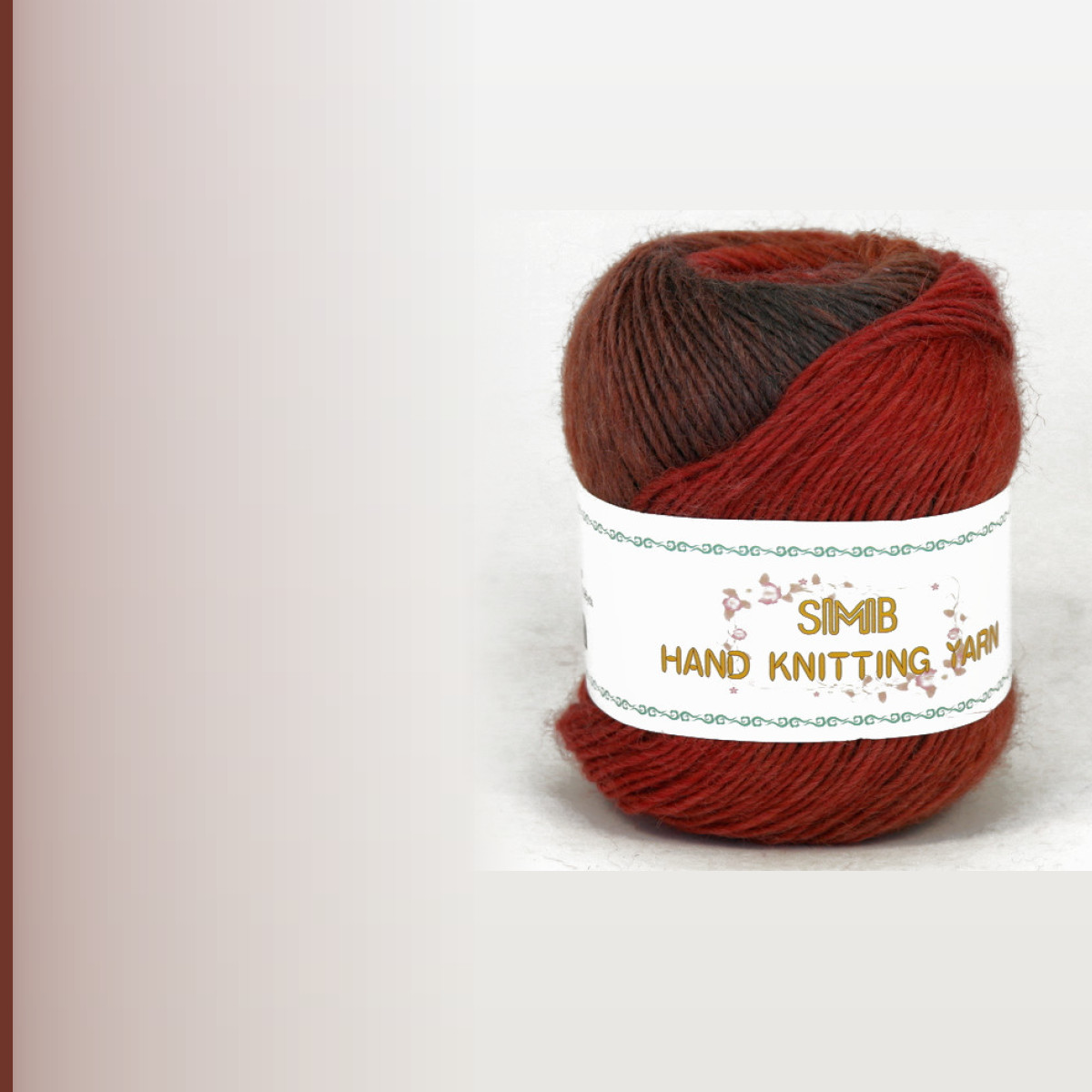 Multicolor wool yarn № 17, мультиколор 16