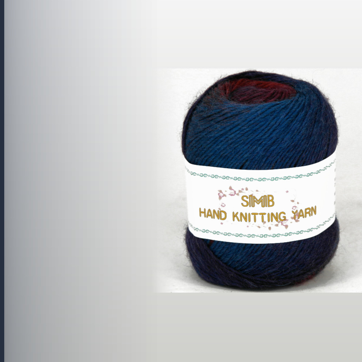 Multicolor wool yarn № 17, мультиколор 17