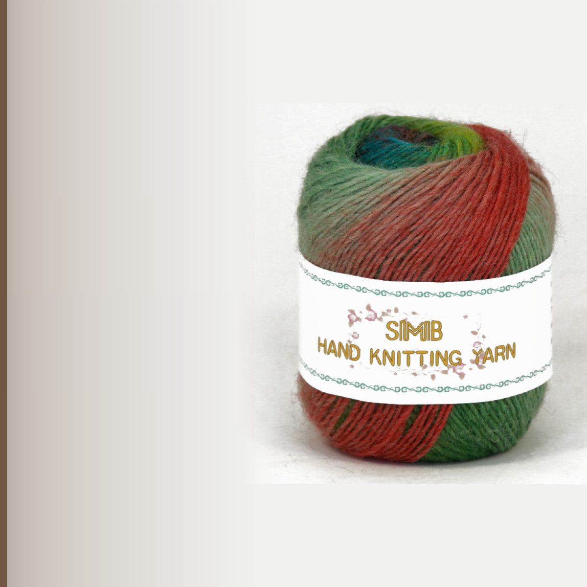 Multicolor wool yarn № 17, мультиколор 19