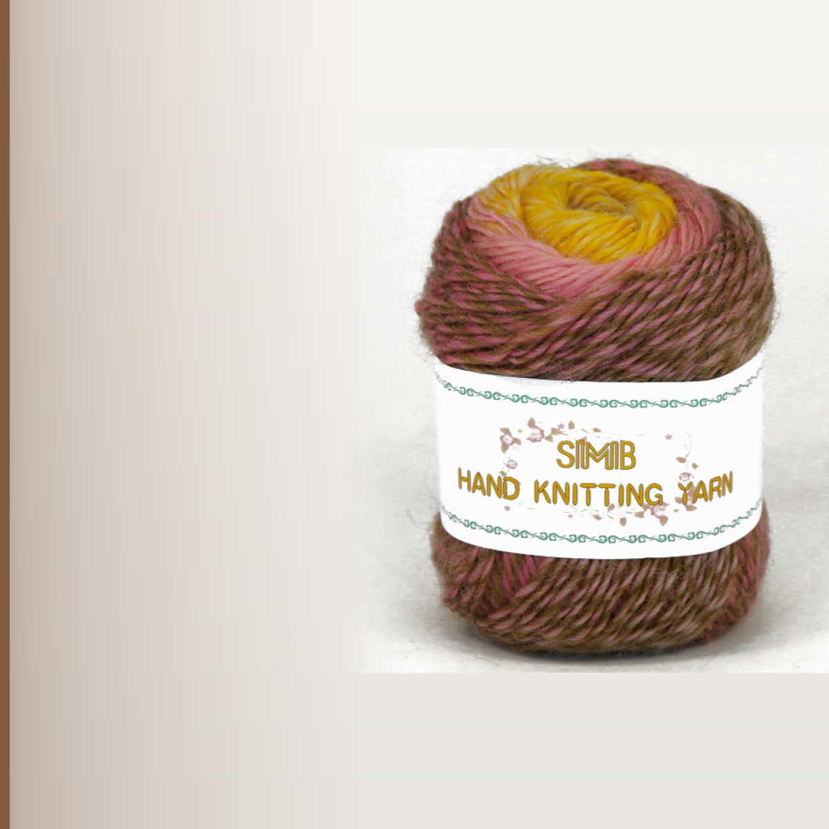 Multicolor wool yarn № 17, мультиколор 22