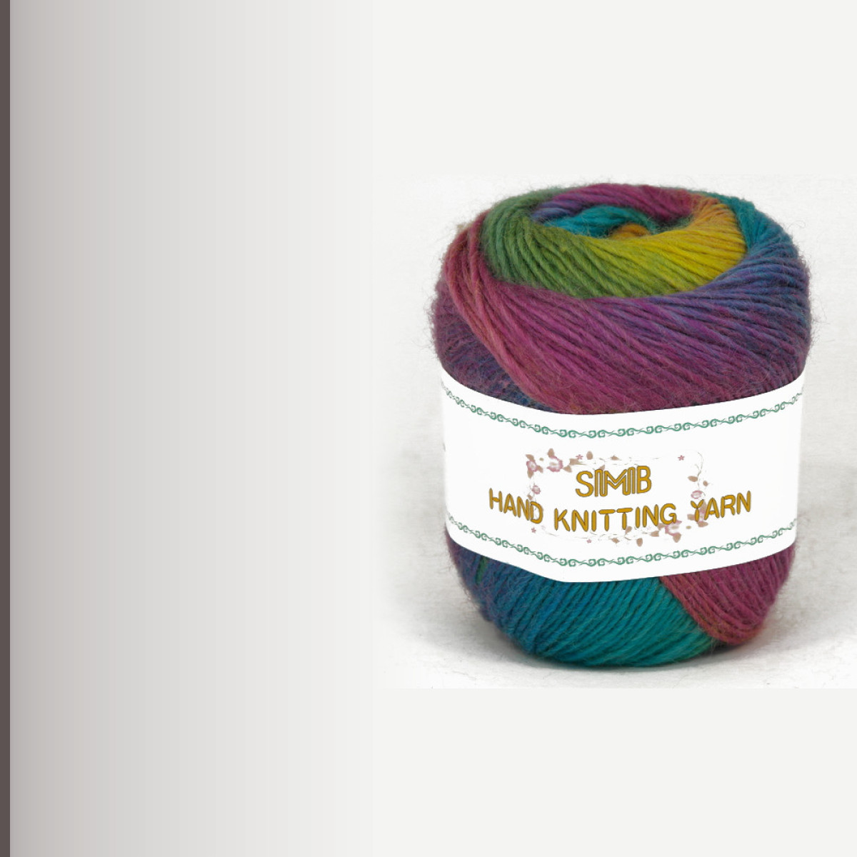 Multicolor wool yarn № 17, мультиколор 24