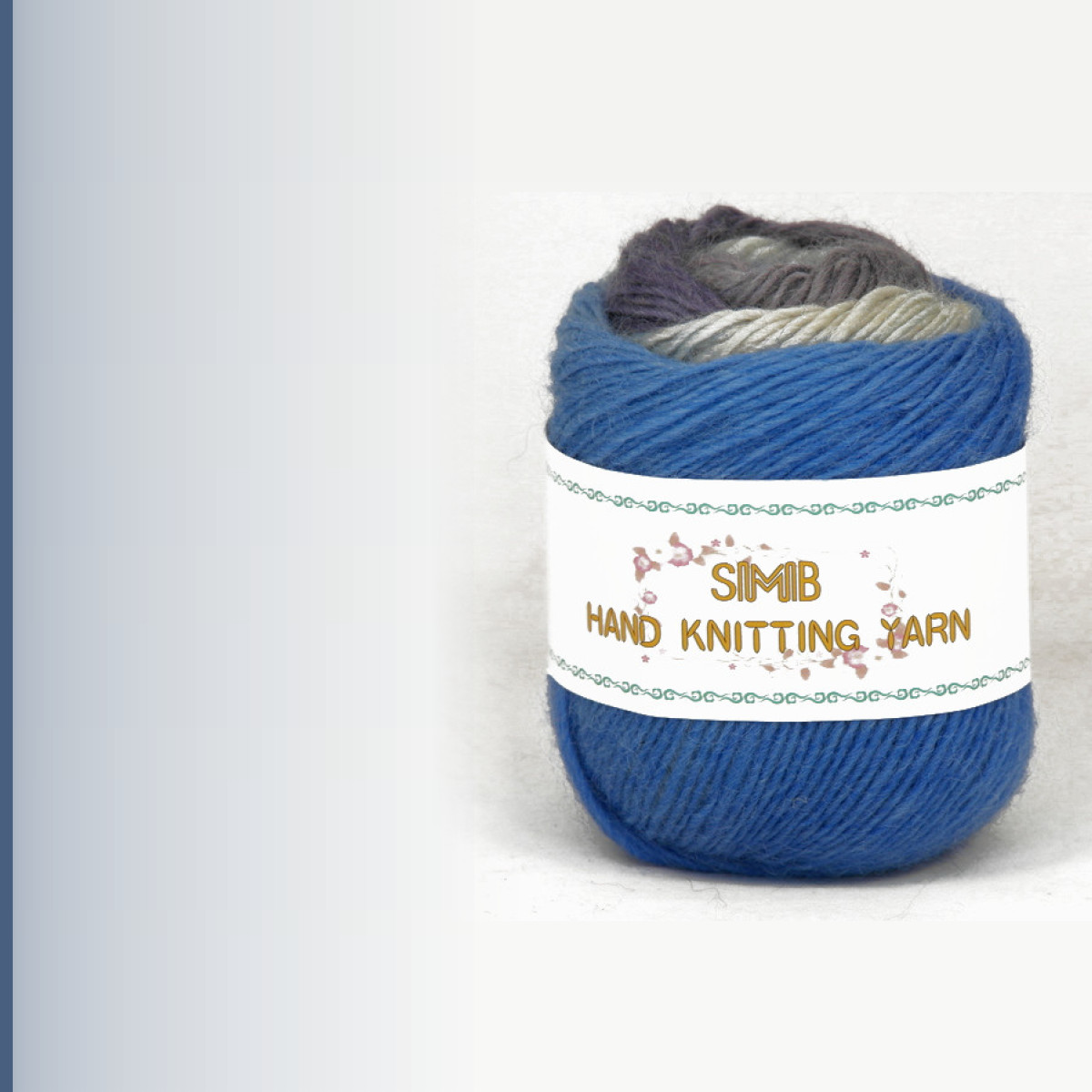 Multicolor wool yarn № 17, мультиколор 26