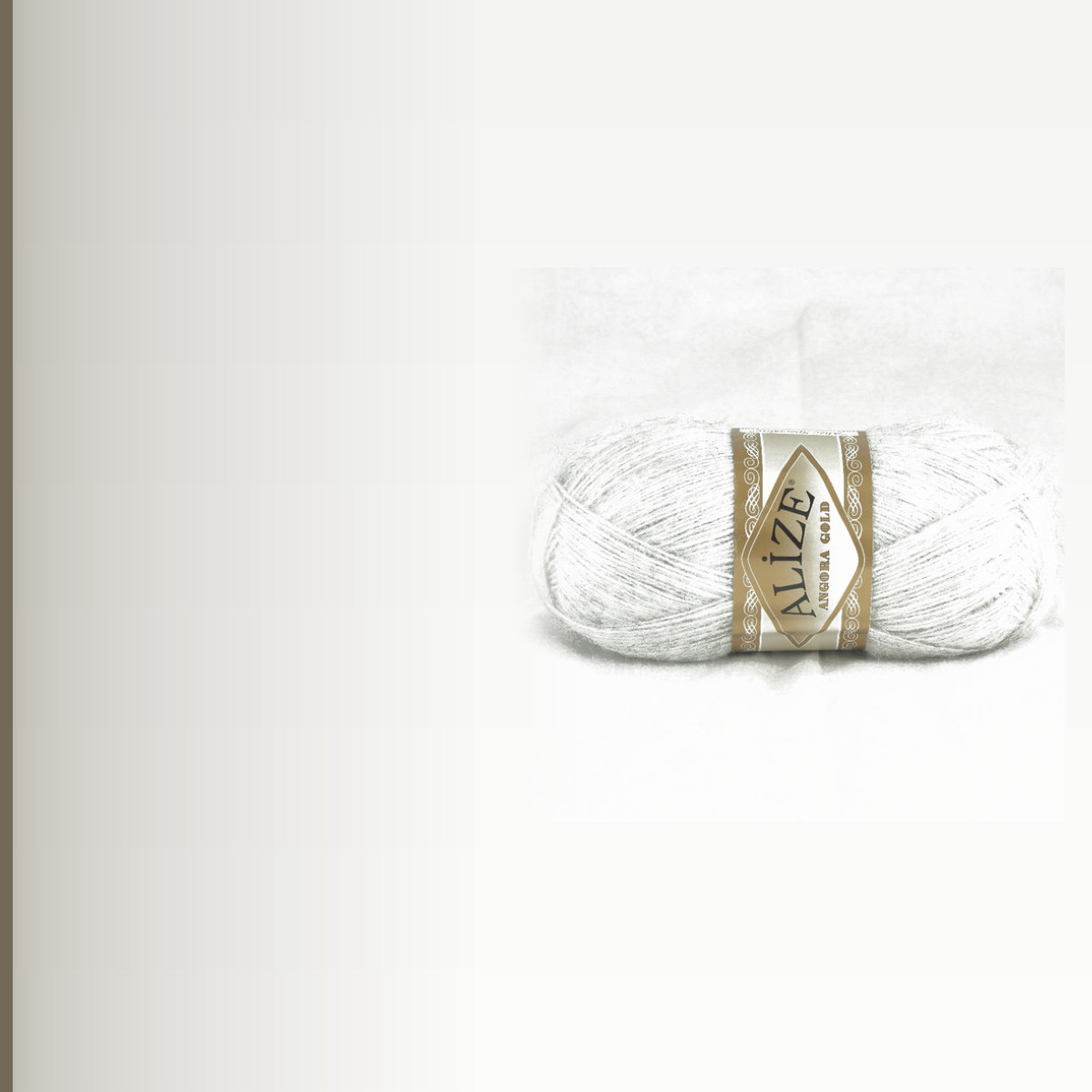 Angora Gold, светло-серый меланж