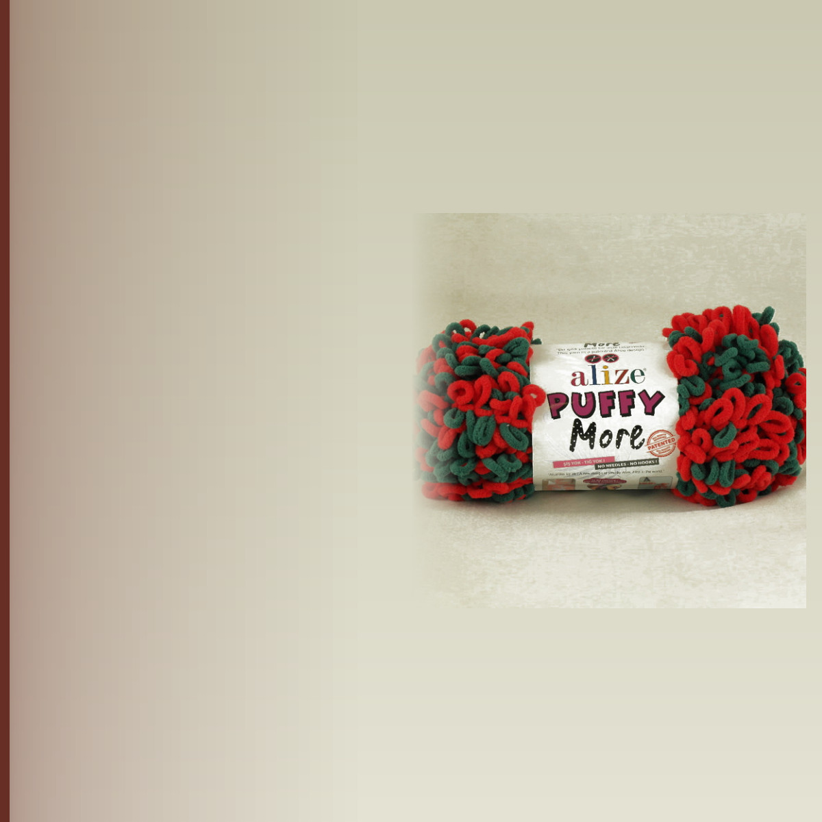 Puffy More, красно-зелёный