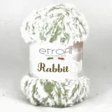 бело-салатовый