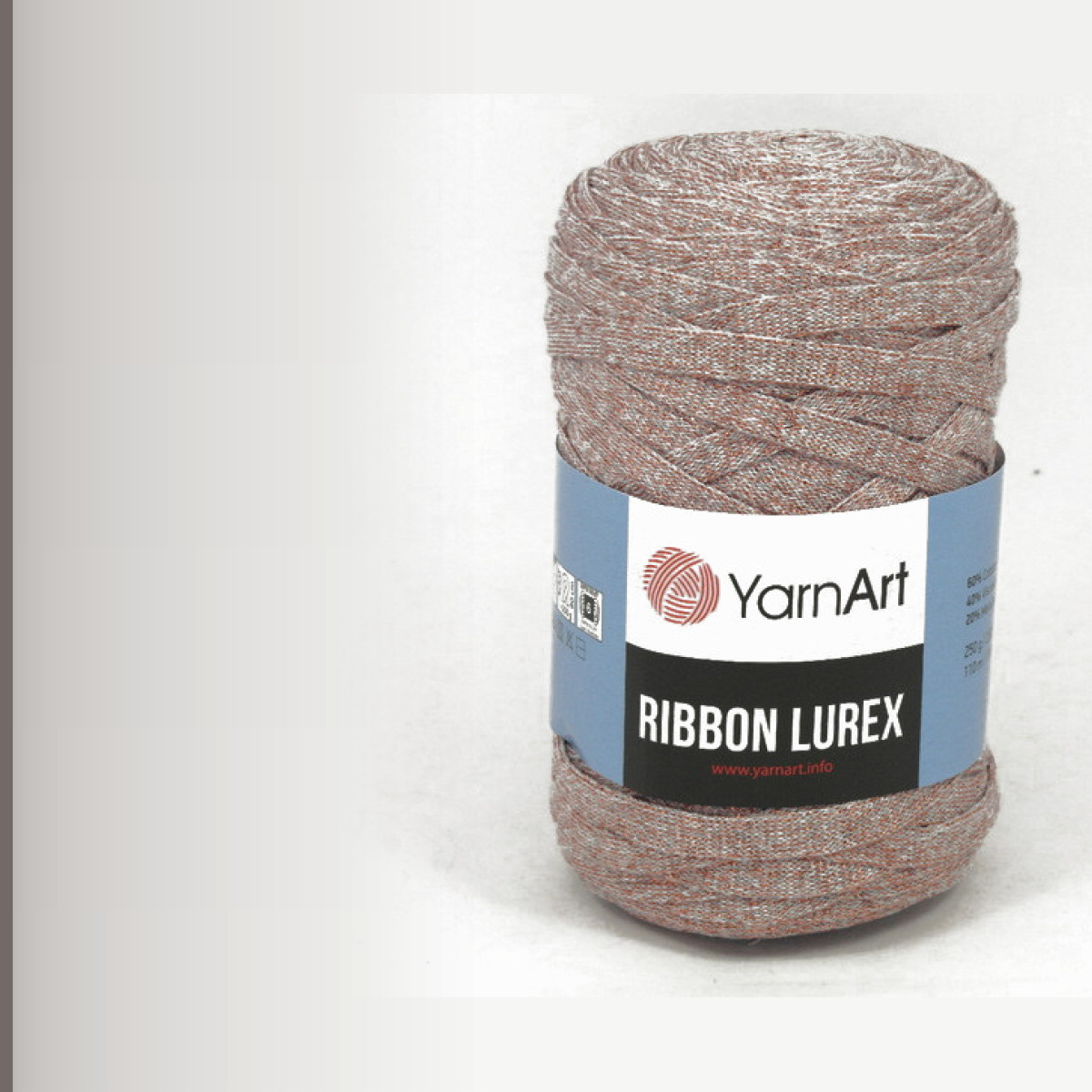 Ribbon Lurex, бронзовый меланж