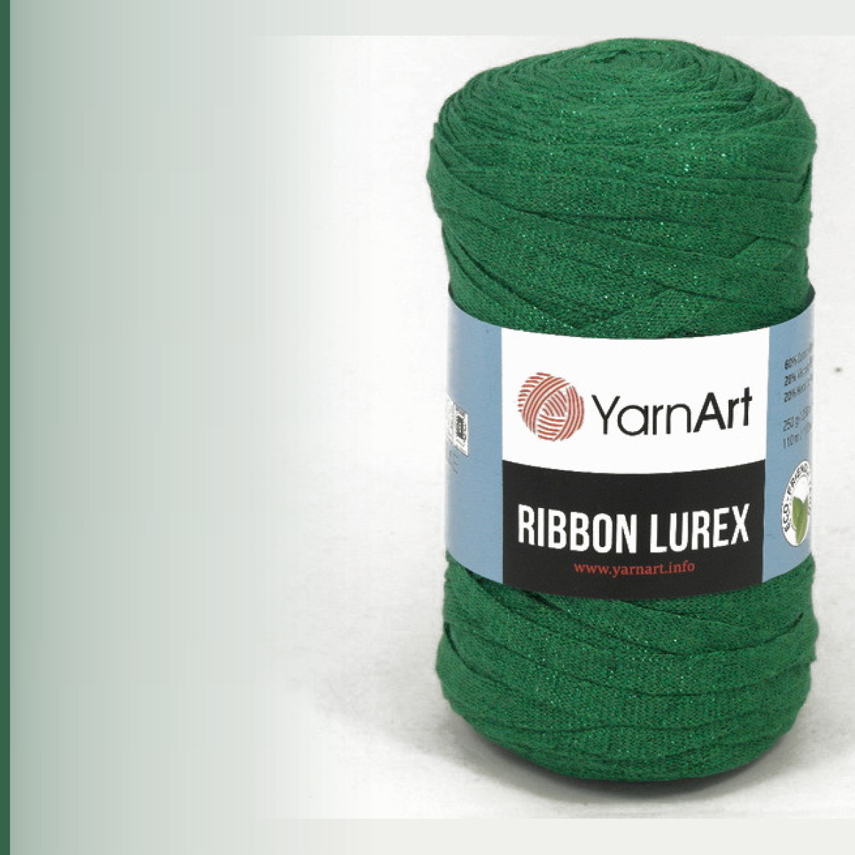 Ribbon Lurex, зелёный