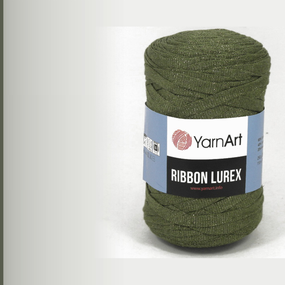 Ribbon Lurex, фисташковый