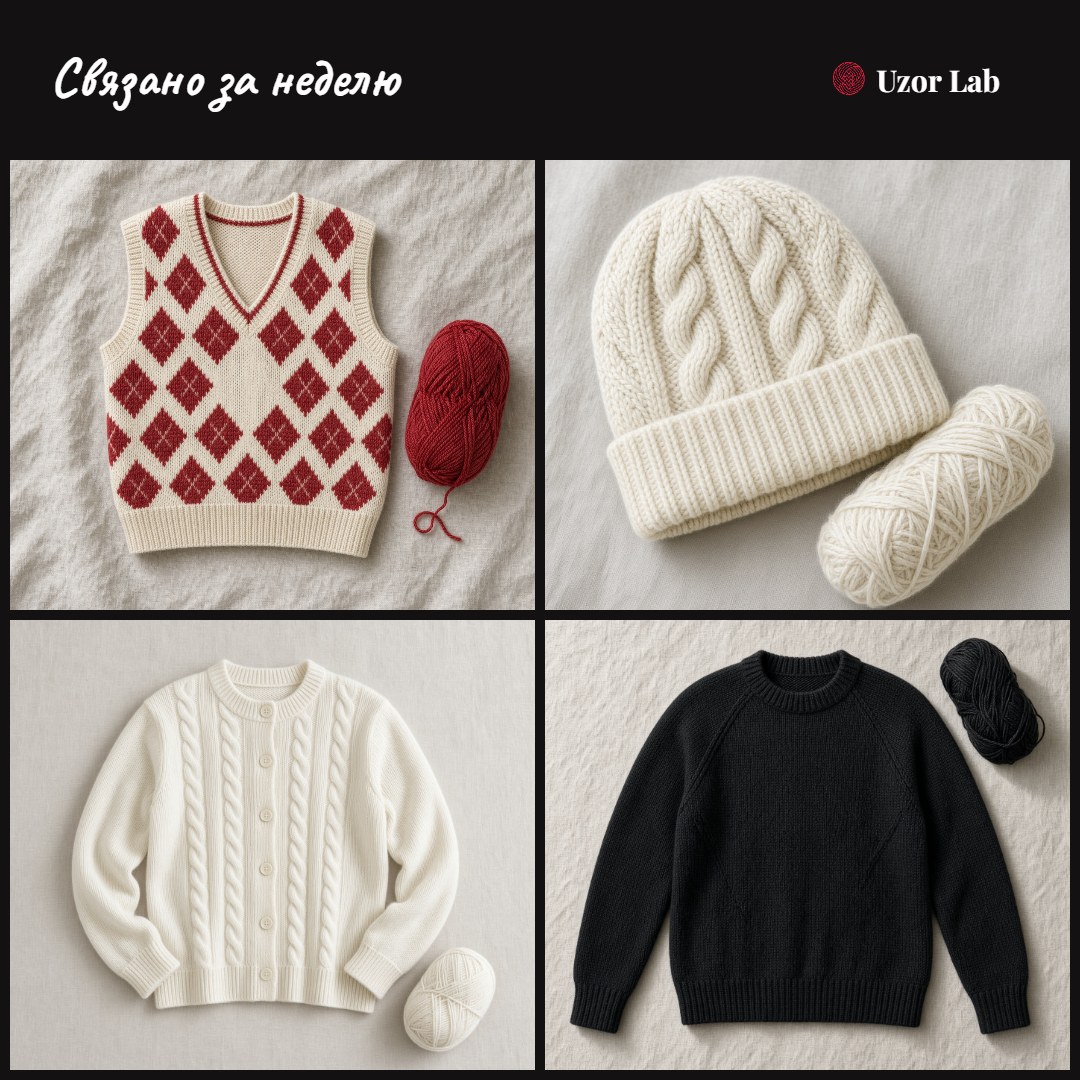 Как сфотографировать вязаную вещь для соцсетей