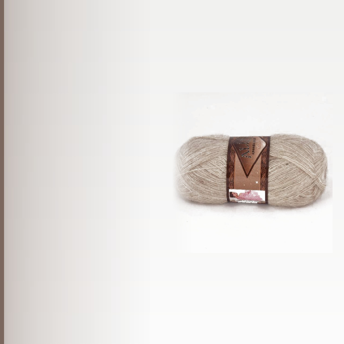 Angora Gold simli, светло-бежевый меланж