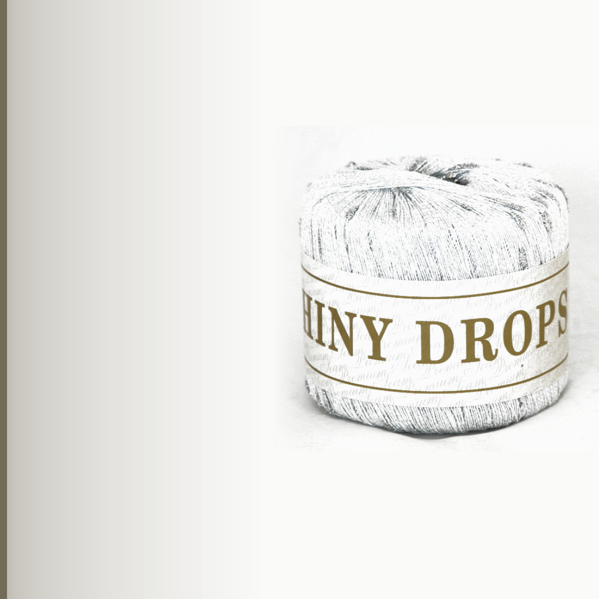 SHINY DROPS, ультрабелый с серебром