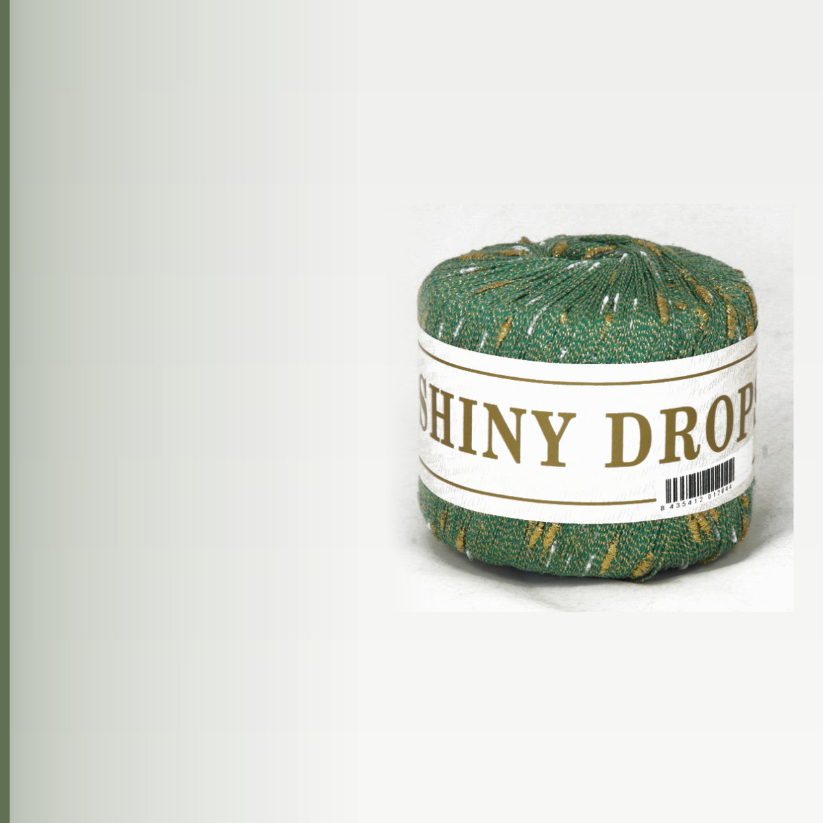 SHINY DROPS, зелёный с золотом