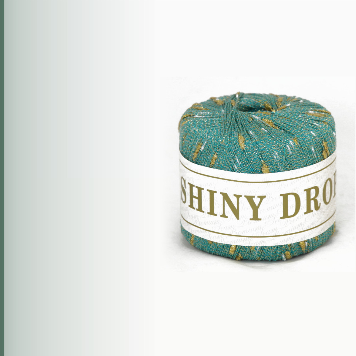 SHINY DROPS, бирюза с золотом