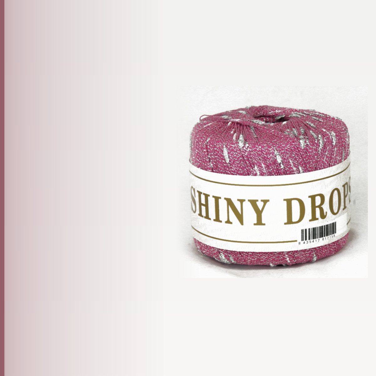 SHINY DROPS, фуксия с серебром