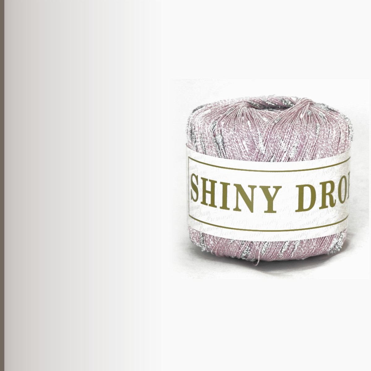 SHINY DROPS, розовый с серебром