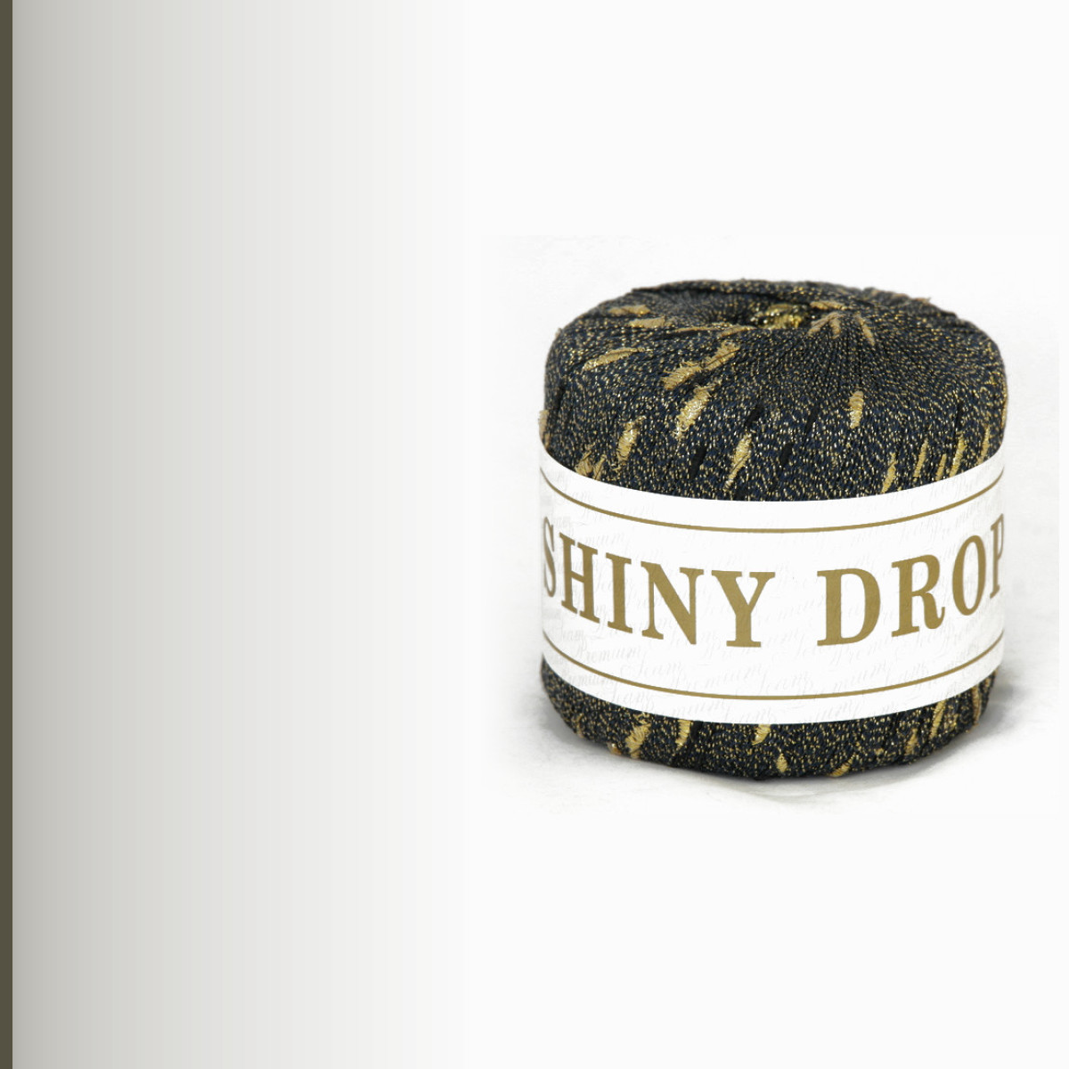SHINY DROPS, тёмно-синий с золотом