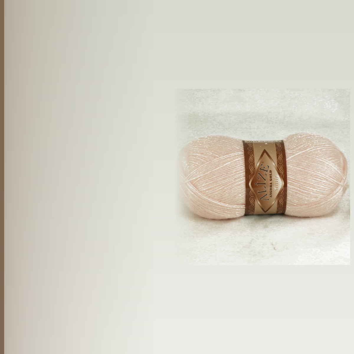 Angora Gold simli, светло-розовый