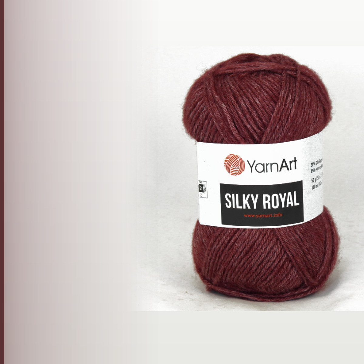 Silky Royal, бордовый меланж