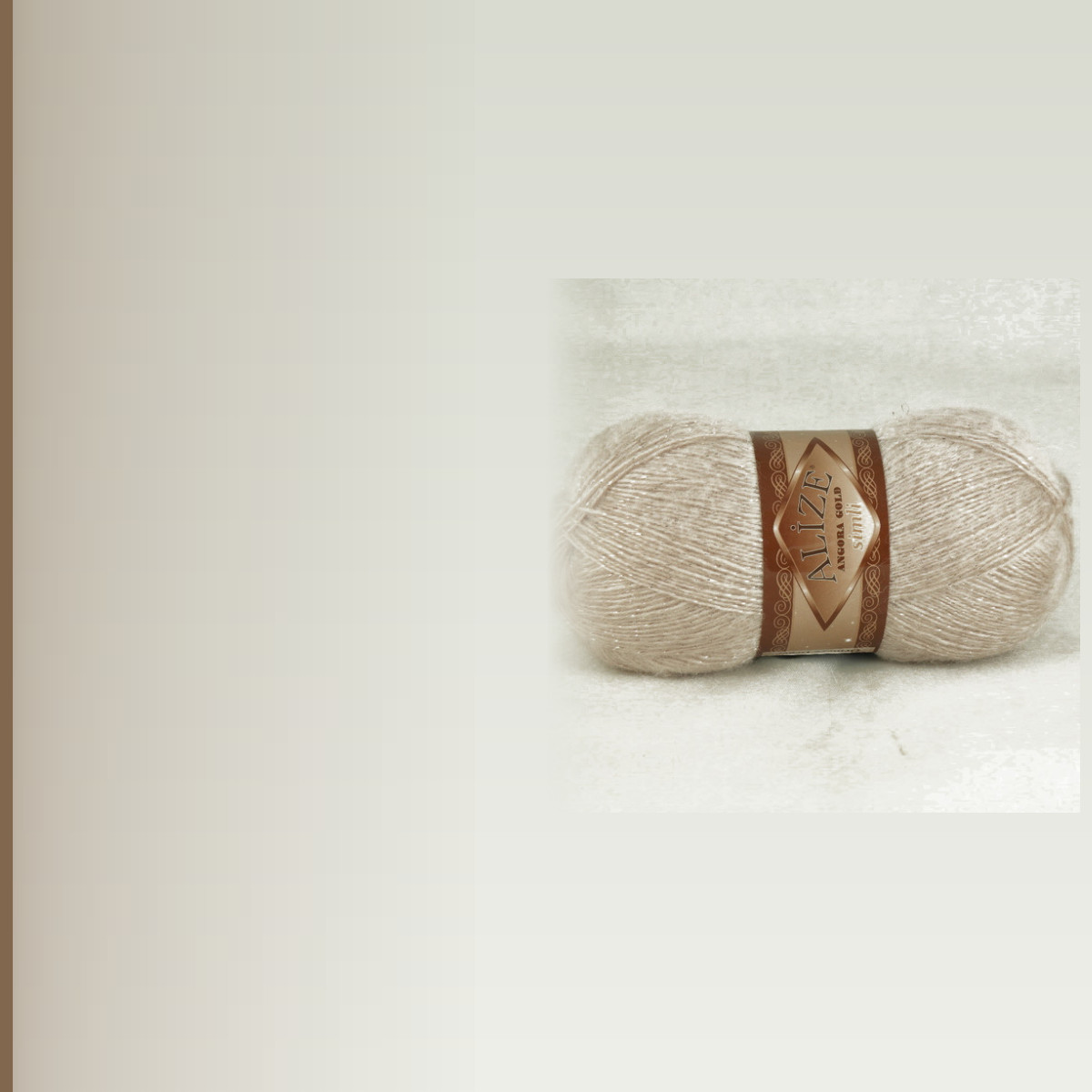 Angora Gold simli, светло-бежевый 506