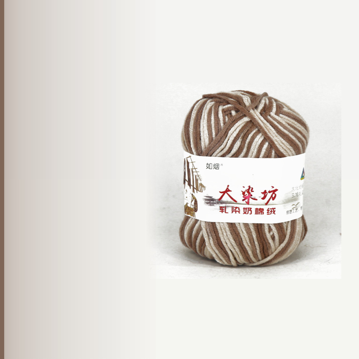 Smoke acrylic yarn, мультиколор 07