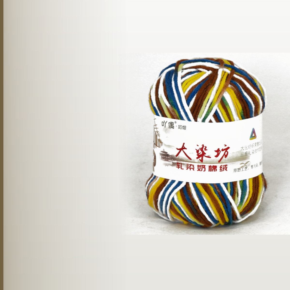 Smoke acrylic yarn, мультиколор 34