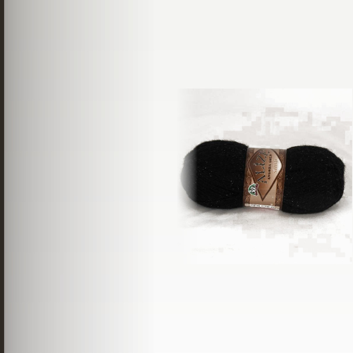 Angora Gold simli, чёрный