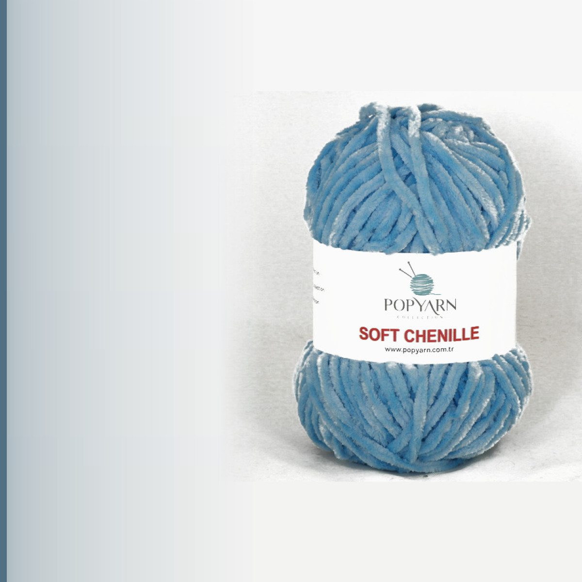 SOFT CHENILLE, светло-голубой