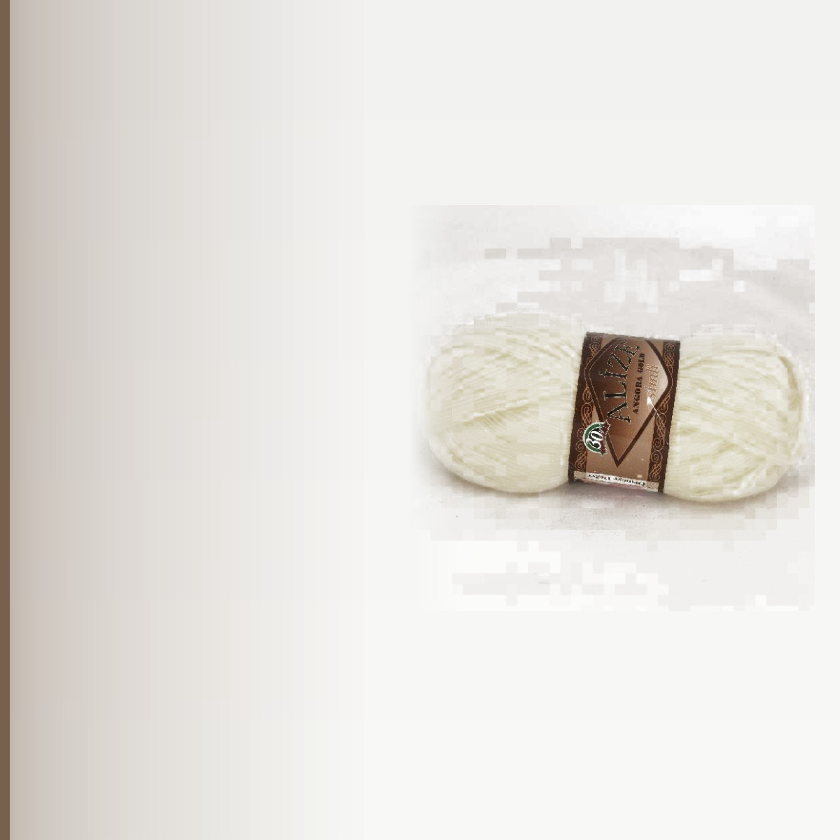 Angora Gold simli, белый
